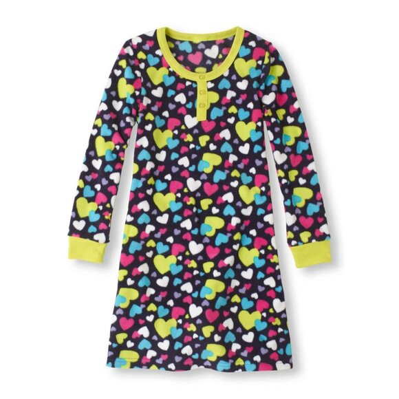 The Children's Place Other - The Children's Place Girls Fleece Night Gown PJ Set Flame Resistant Slee…